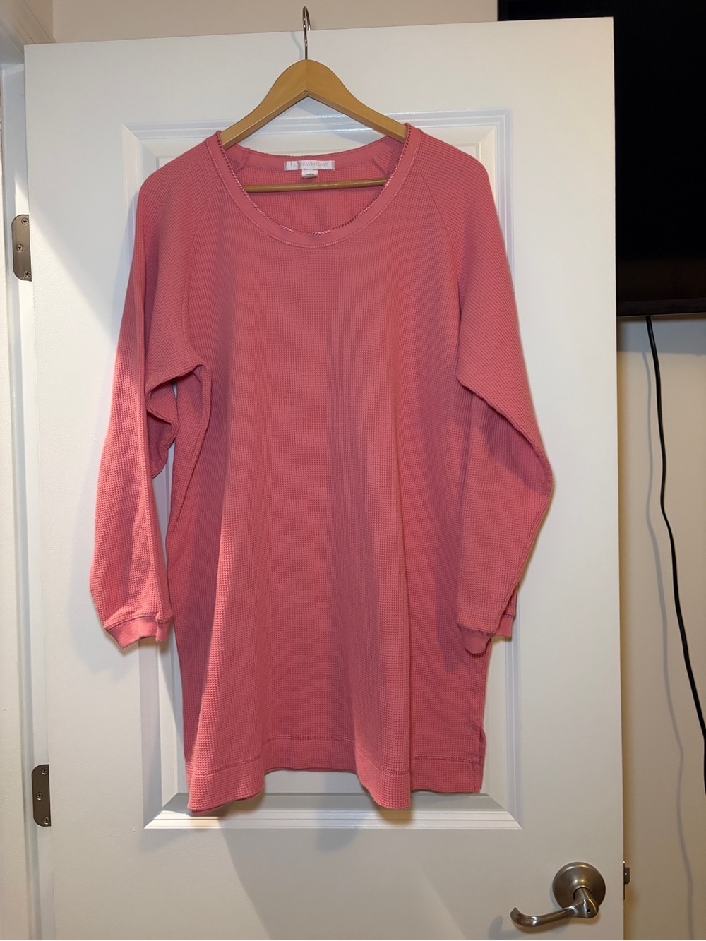 Victoria’s Secret | Bundle of 2 Cozy Waffle-Knit Long Sleeve Tunic Sleep Shirts